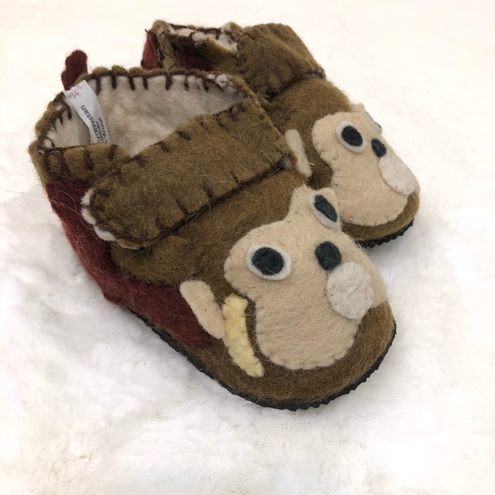 Zooties Monkey Toddler Shoes - 1-3 Years